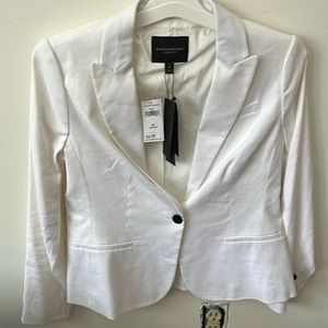 Banana republic woman petite white jacket
